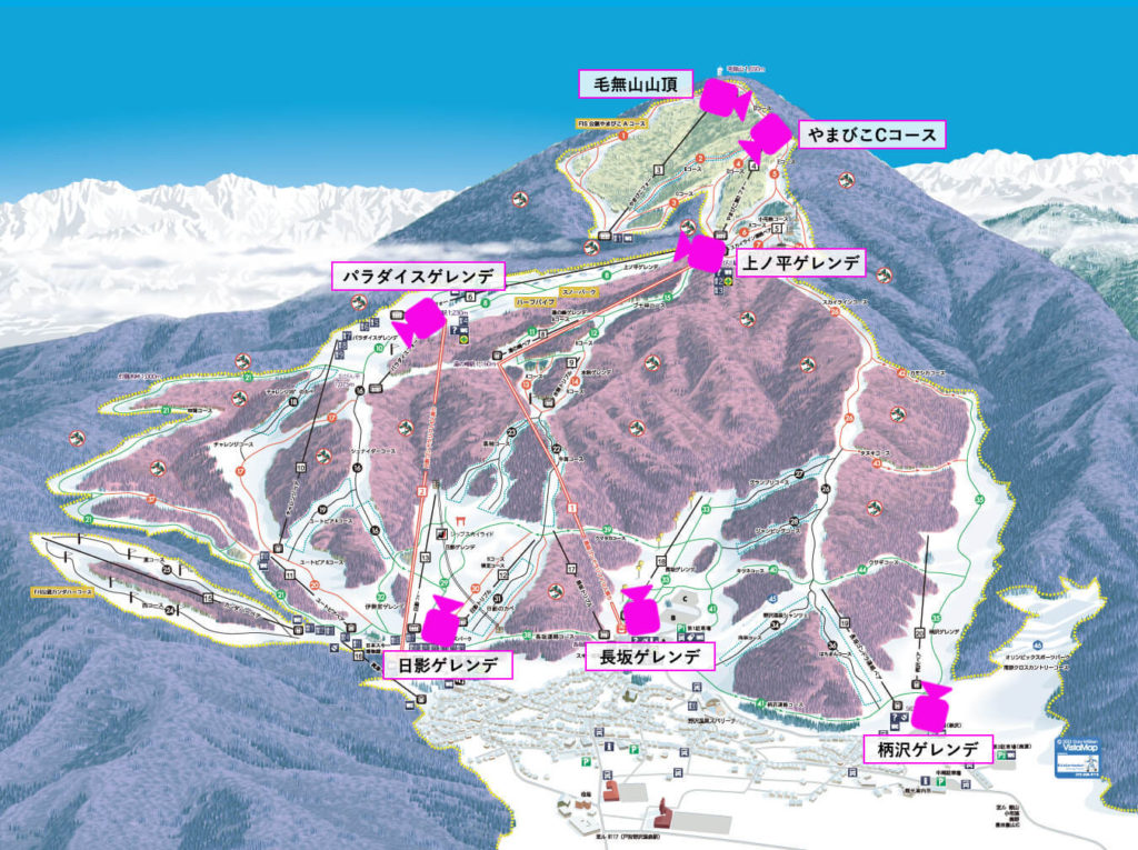 スキー場,野沢温泉スキー場,ライブカメラ,ライブカメラ設置マップ